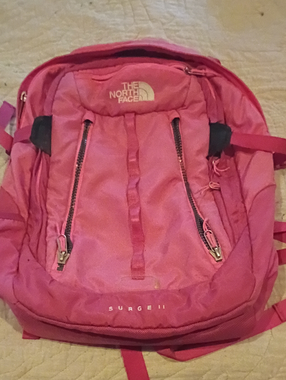 The North Face Surge 2 Pink Backpack
